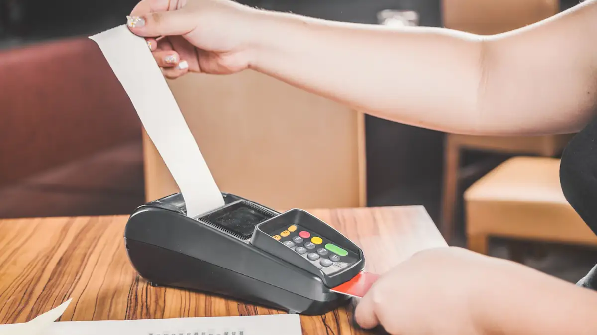 Kartenlesegerät mit Kassenbon