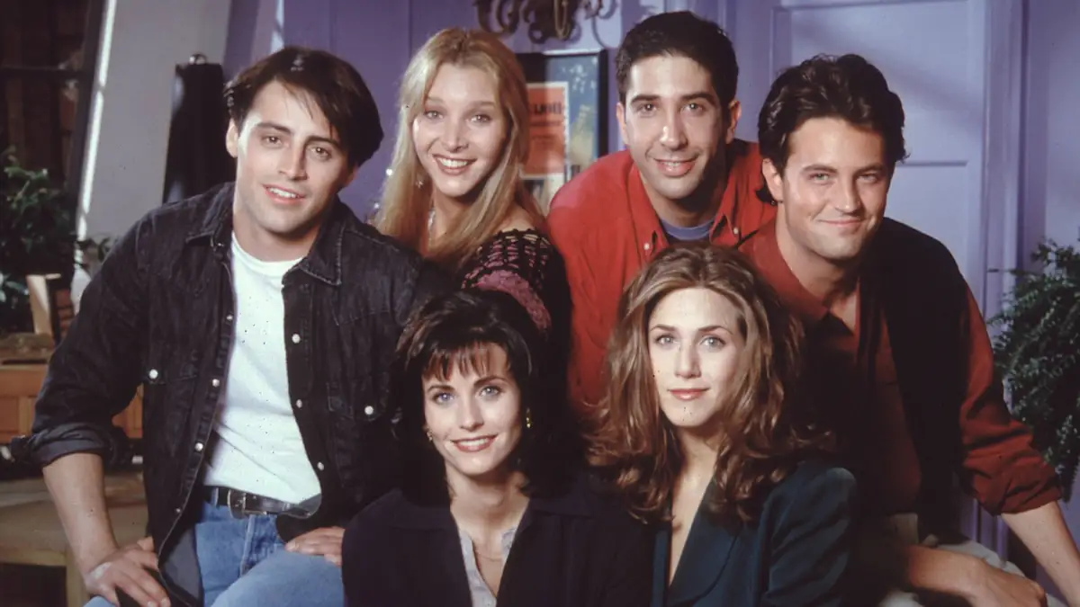 Jennifer Aniston und die anderen Hauptdarsteller der Serie „Friends“