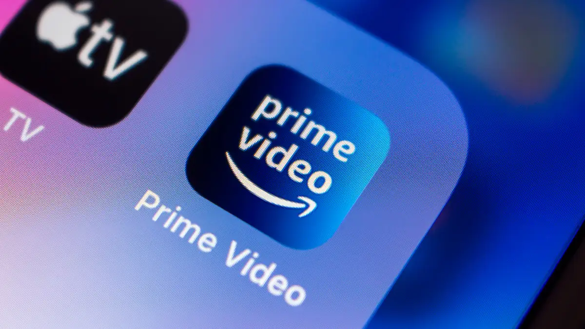 App-Icon von Amazon Prime Video auf Smartphone