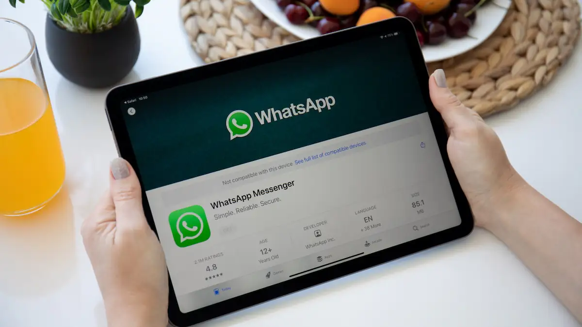 WhatsApp auf einem iPad