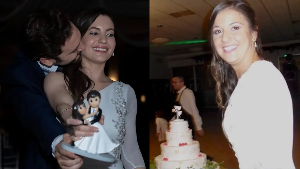 Die Schwarze Witwe: Links Szene aus Netflix-Film, rechts das reale Vorbild