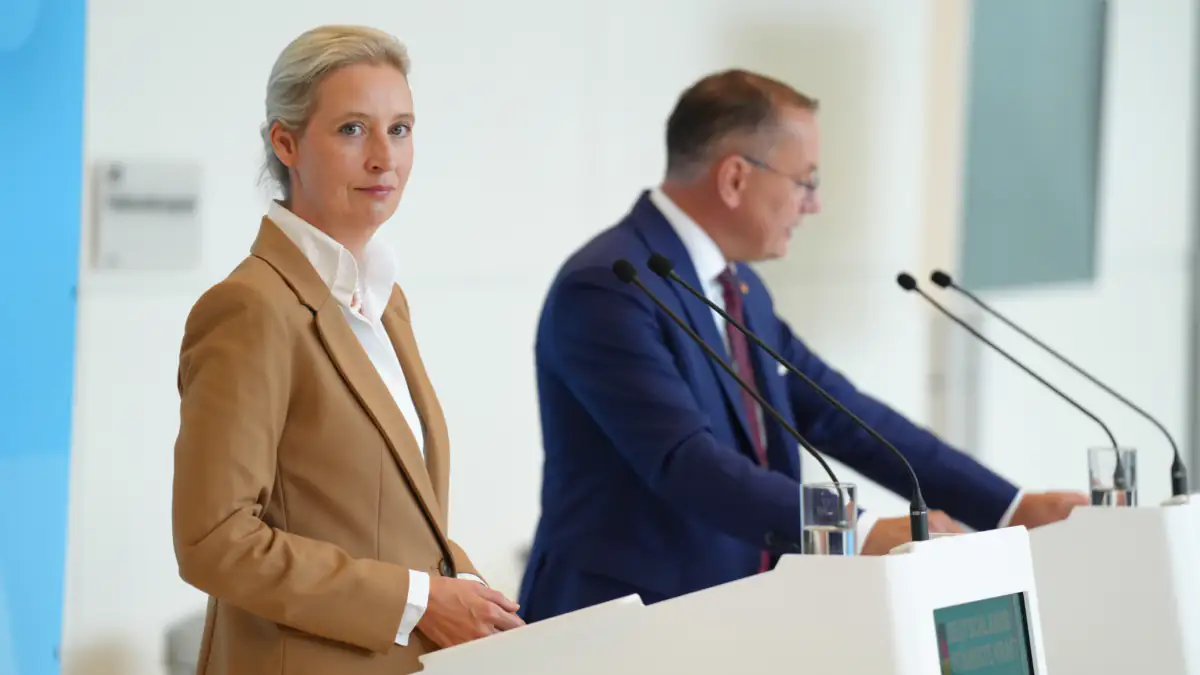Alice Weidel und Tino Chrupalla