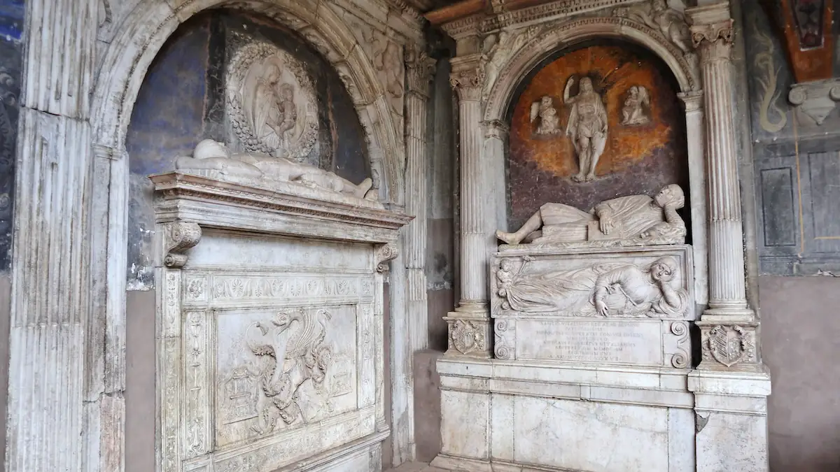 Möglichen Grab von Graf Dracula in Neapel