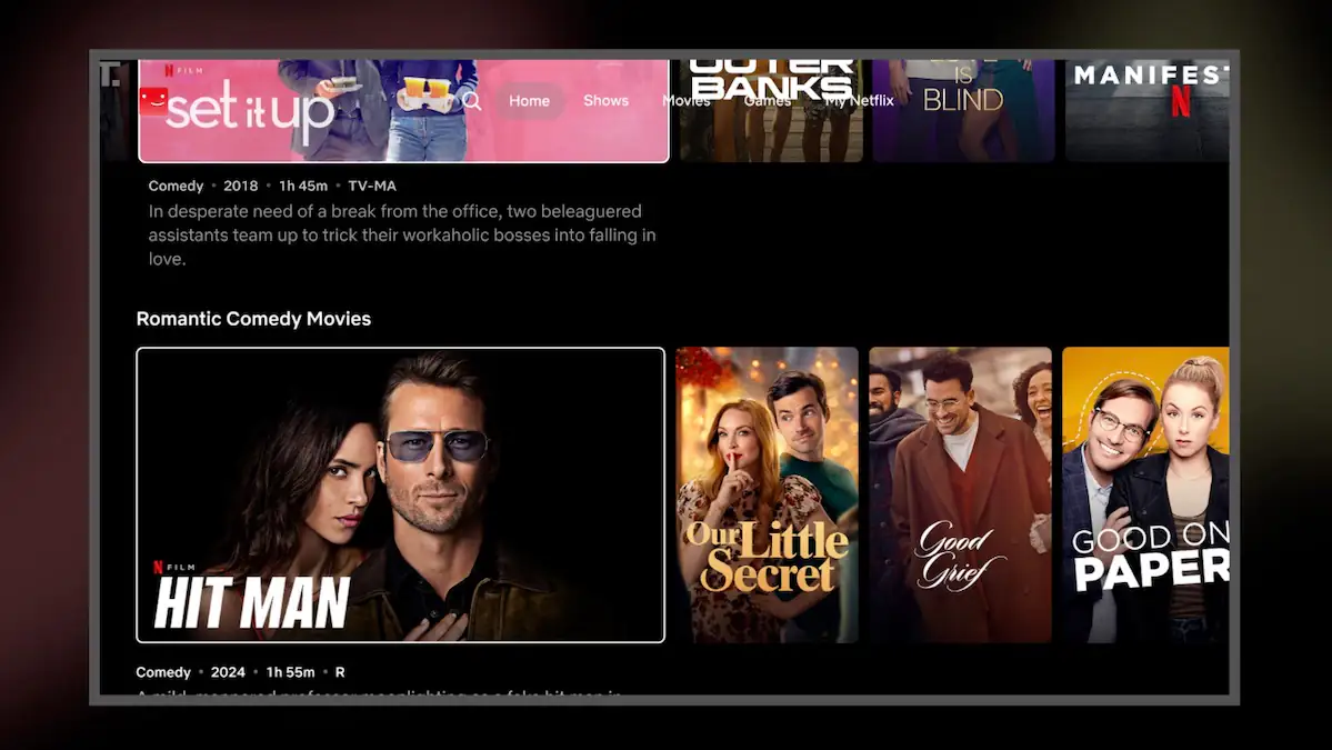 Neues TV-Design von Netflix