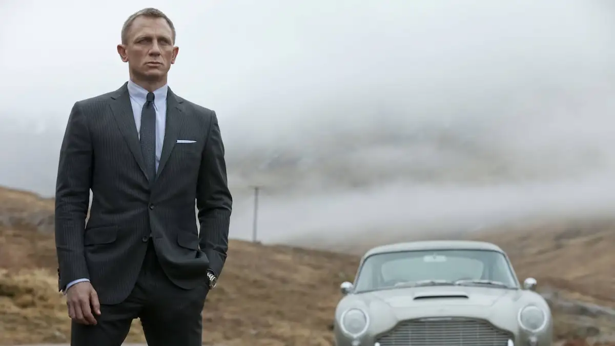 Schwarze Kleidung: Daniel Craig als James Bond im Anzug