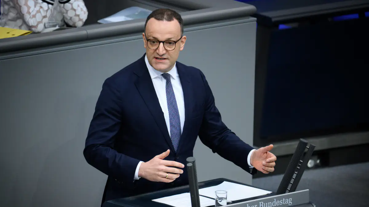 Jens Spahn im Bundestag