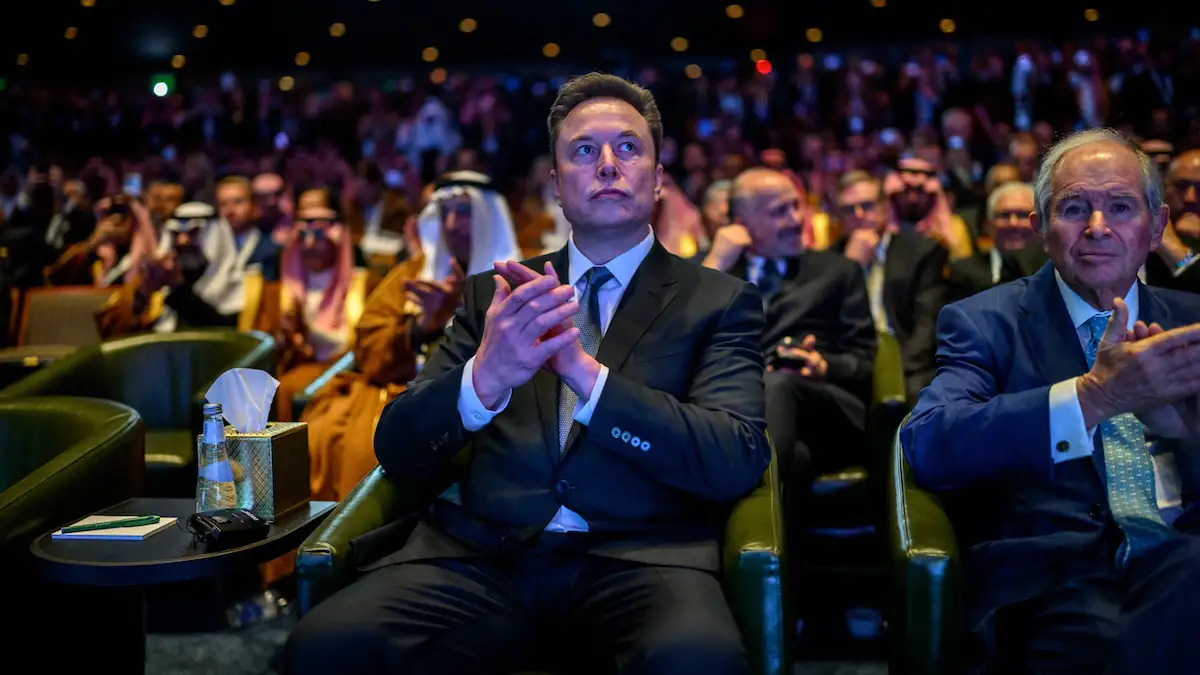 Elon Musk auf dem „U.S.-Saudi Investment Forum 2025“