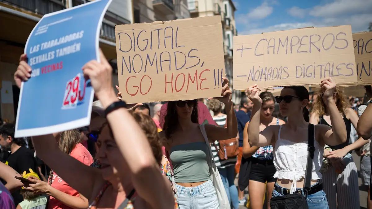 Mallorca: Proteste gegen Tourismus in Malaga