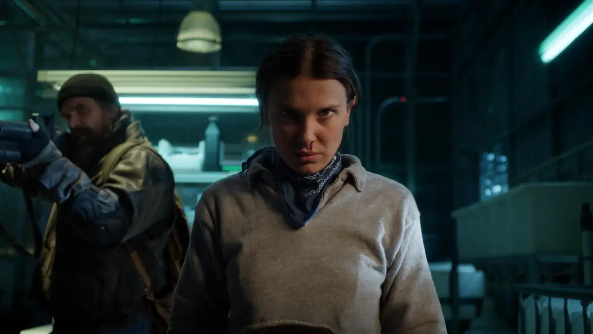 Szene aus „Stranger Things“ mit Millie Bobby Brown als Elf