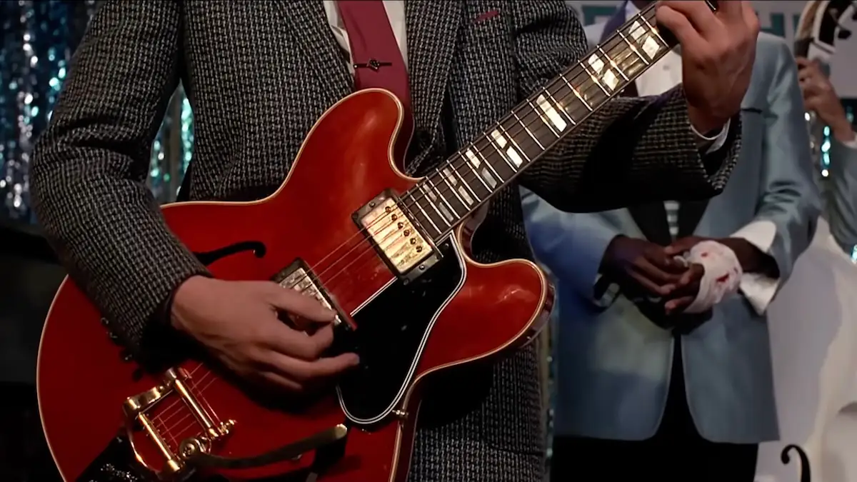 Rote Gitarre in „Zurück in die Zukunft“