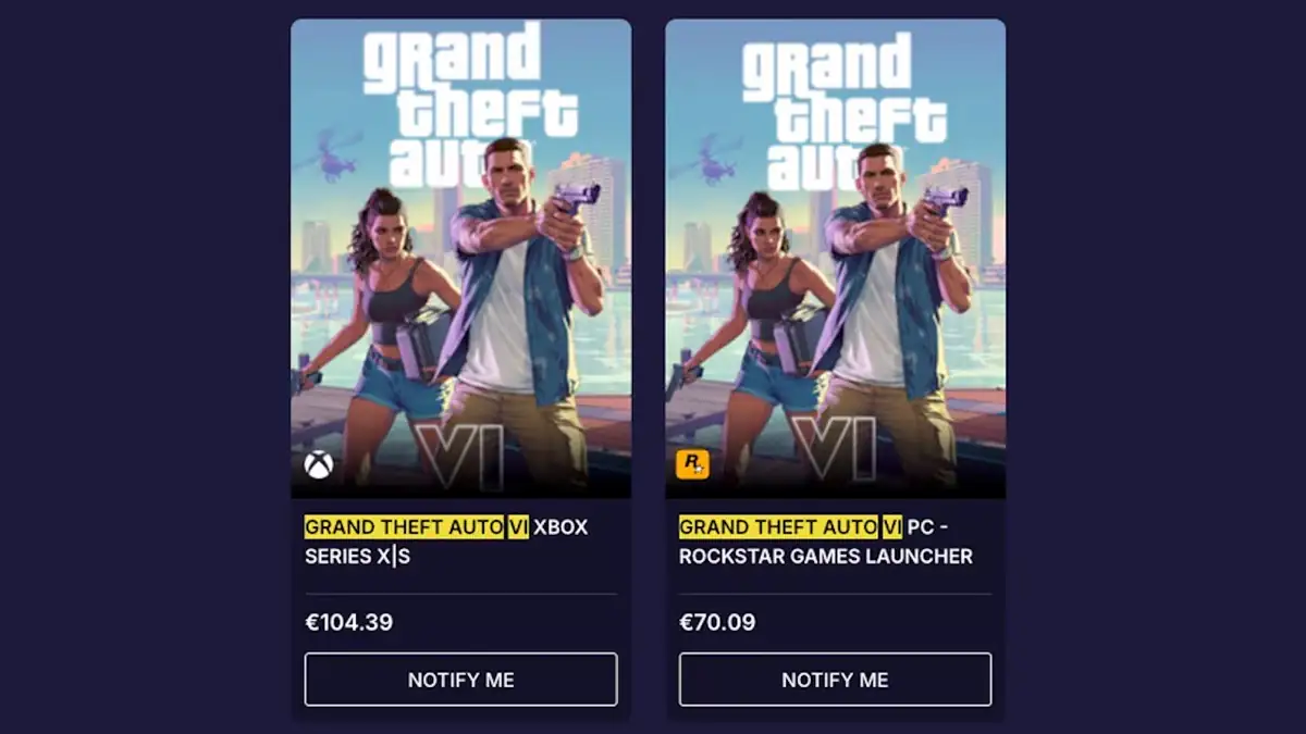 Screenshot von „GTA 6“ in einem Online-Shop