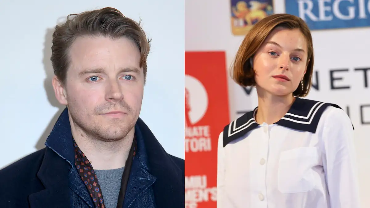 Jack Lowden und Emma Corrin, die Hauptdarsteller der Netflix-Serie „Stolz und Vorurteil“