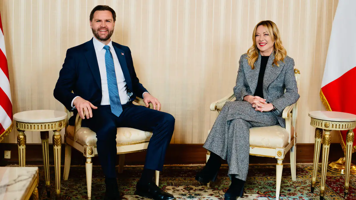 Giorgia Meloni und JD Vance