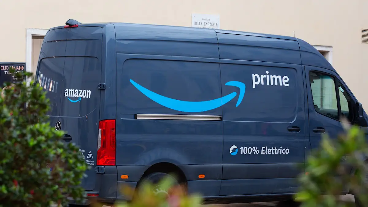 Lieferauto von Amazon