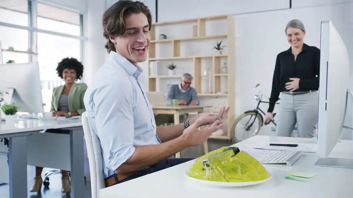 Aprilscherz im Büro