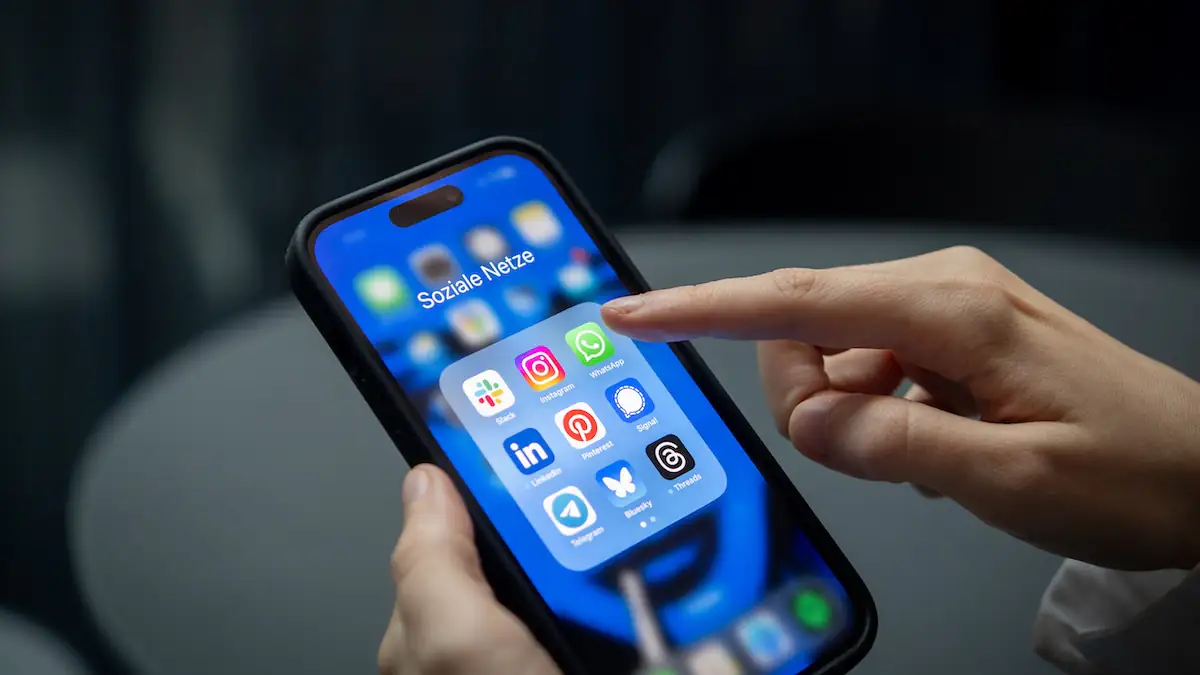 Social-Media Apps von Meta und Co. auf einem Smartphone