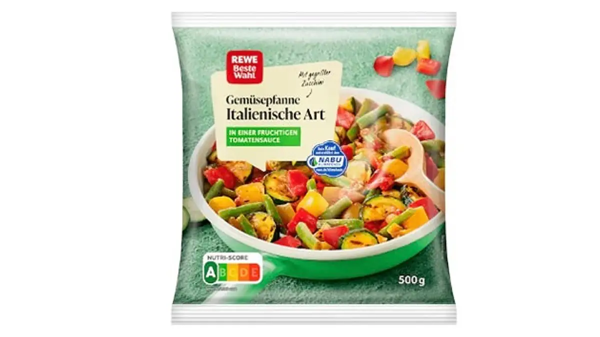 Rückruf Rewe Pfannengemüse Verpackung