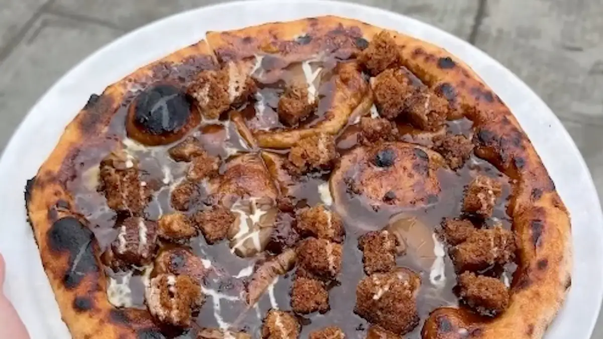Sticky Toffee Pizza