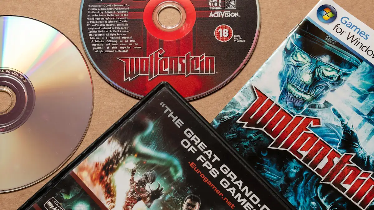 Mehrere Totel der Shooter-Reihe „Wolfenstein“