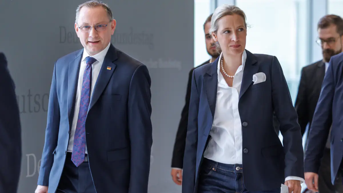 Alice Weidel und Tino Chrupalla von der AfD