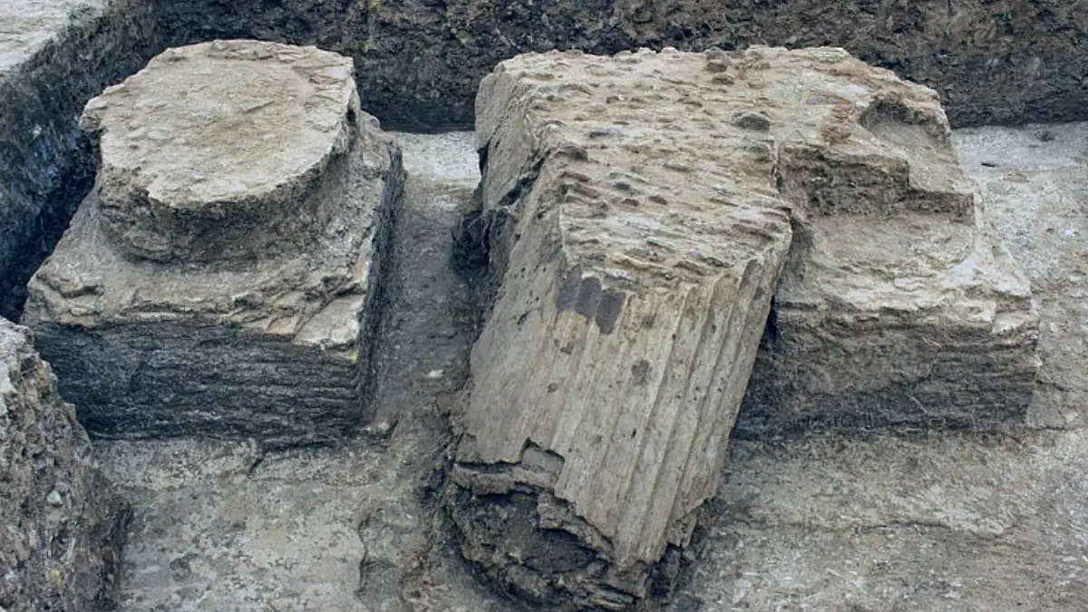 Säulen aus Alexandria am Tigris