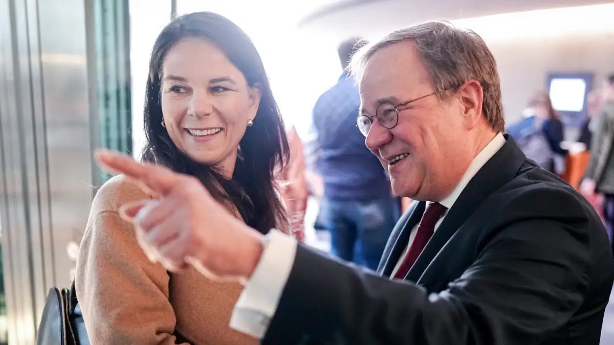 Annalena Baerbock und Armin Laschet