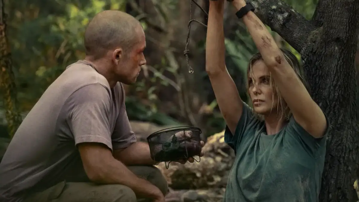 Szene aus dem Netflix-Film Apex mit Charlize Thero