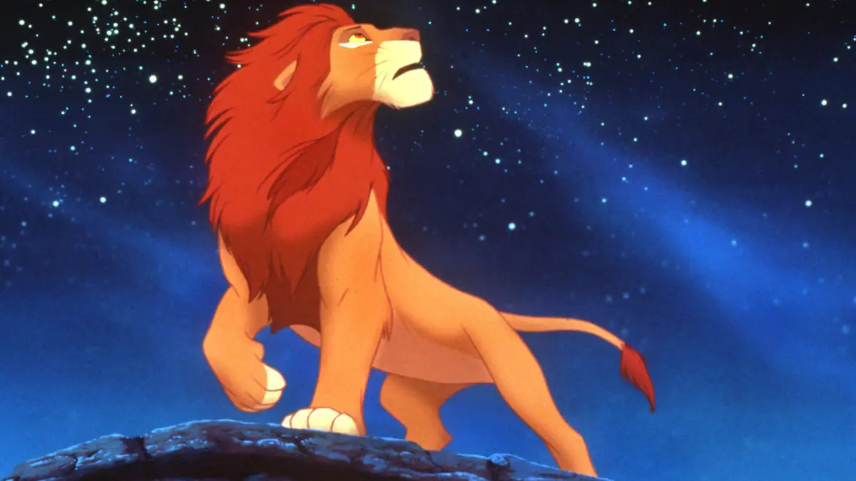 Szene aus Der König der Löwen von Disney