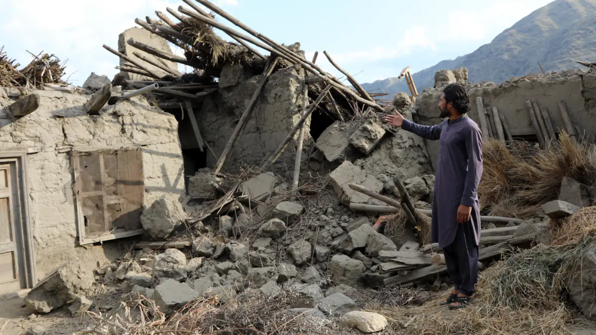 Symbolbild eines Erdbebens