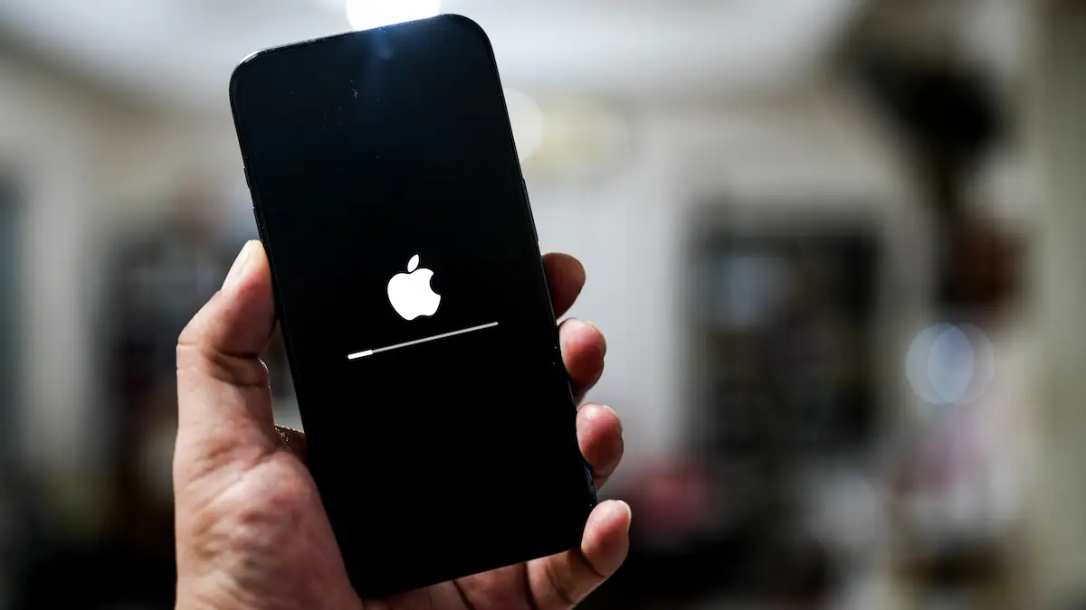 Update-Ladebalken auf einem iPhone