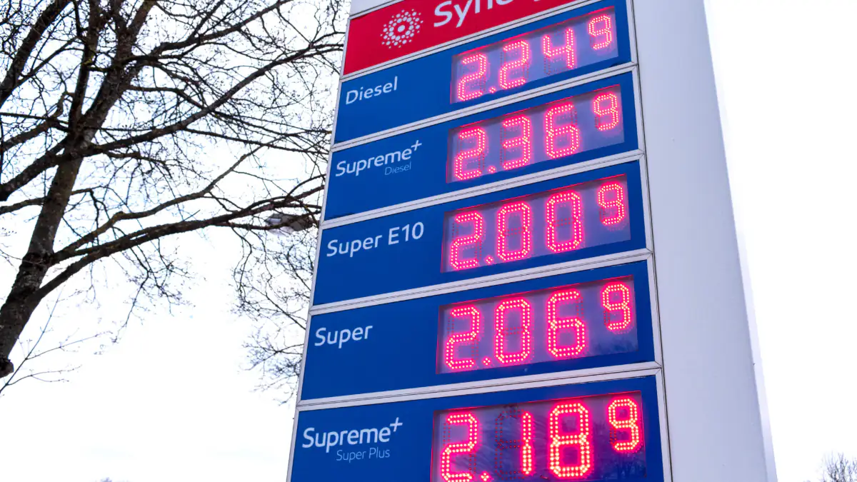 Hohe Spritpreise an der Tankstelle