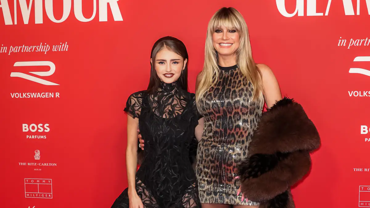 Leni Klum mit ihrer Mutter Heidi Klum