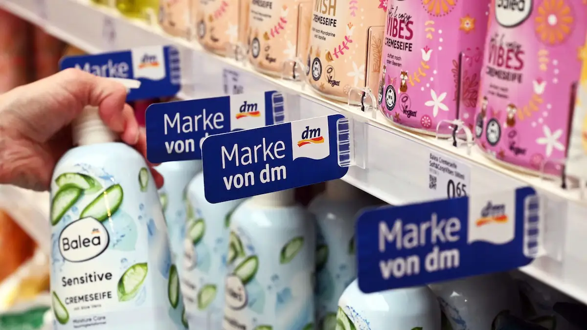 Balea-Produkte im Regal