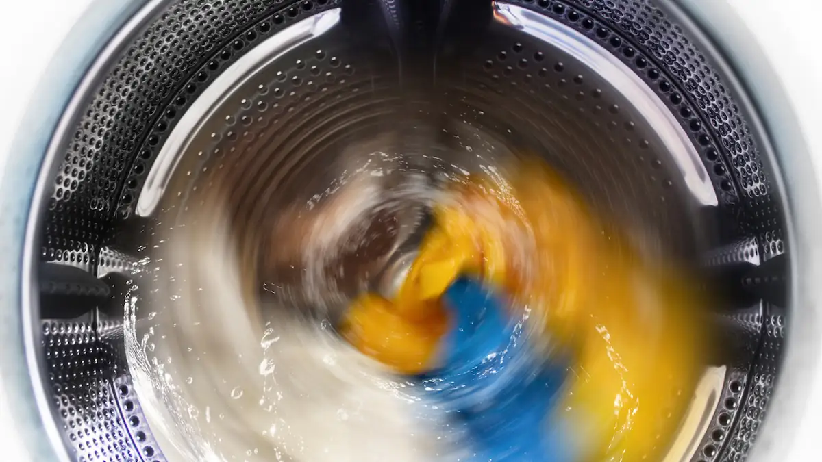 Waschmaschine im Schleudergang