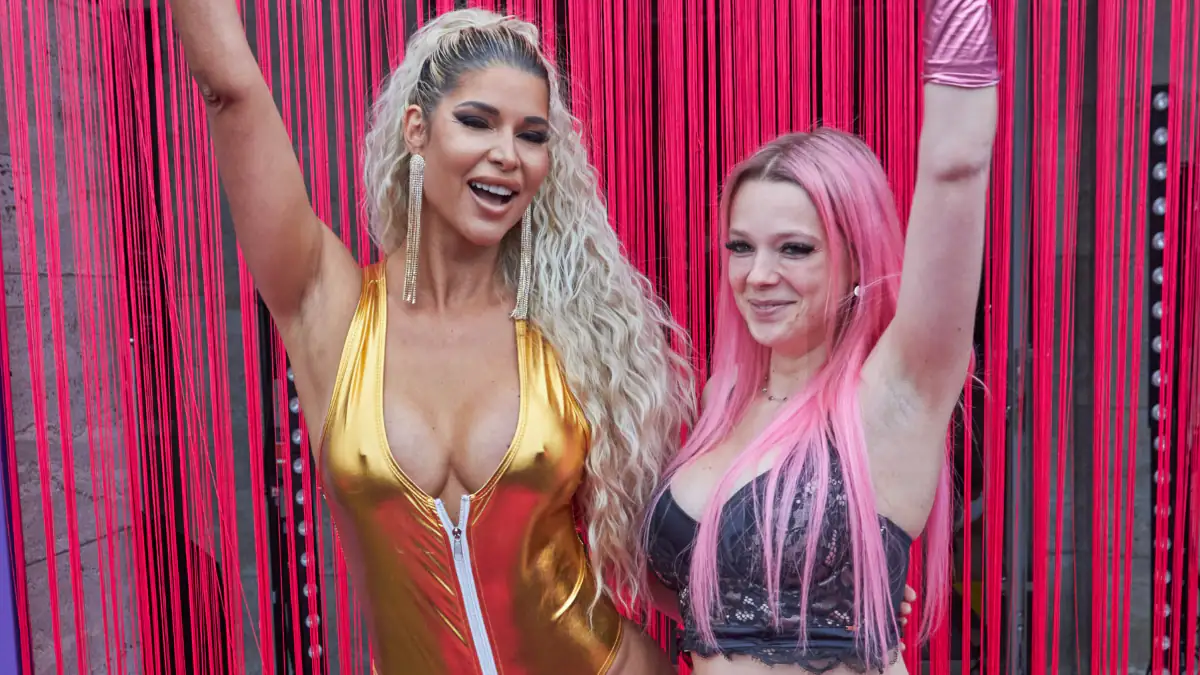 Anne Wünsche und Micaela Schäfer