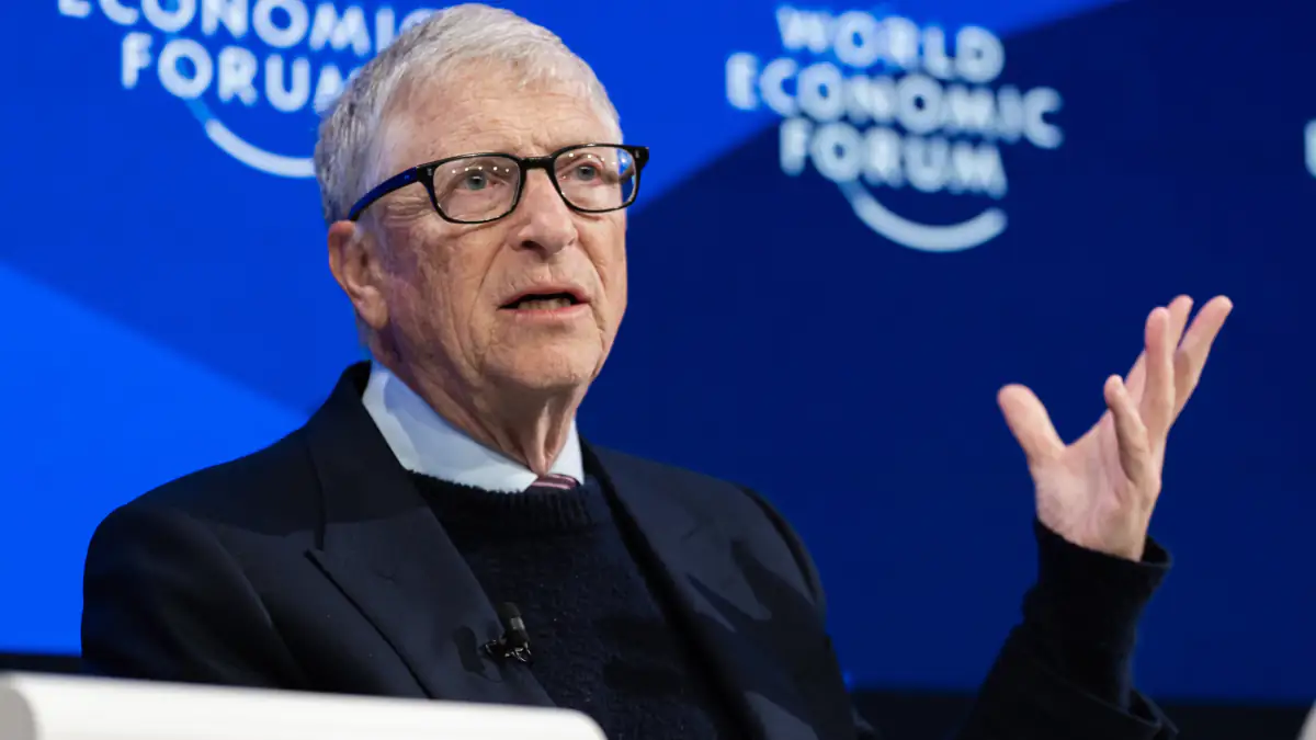 Bill Gates bei einem Interview