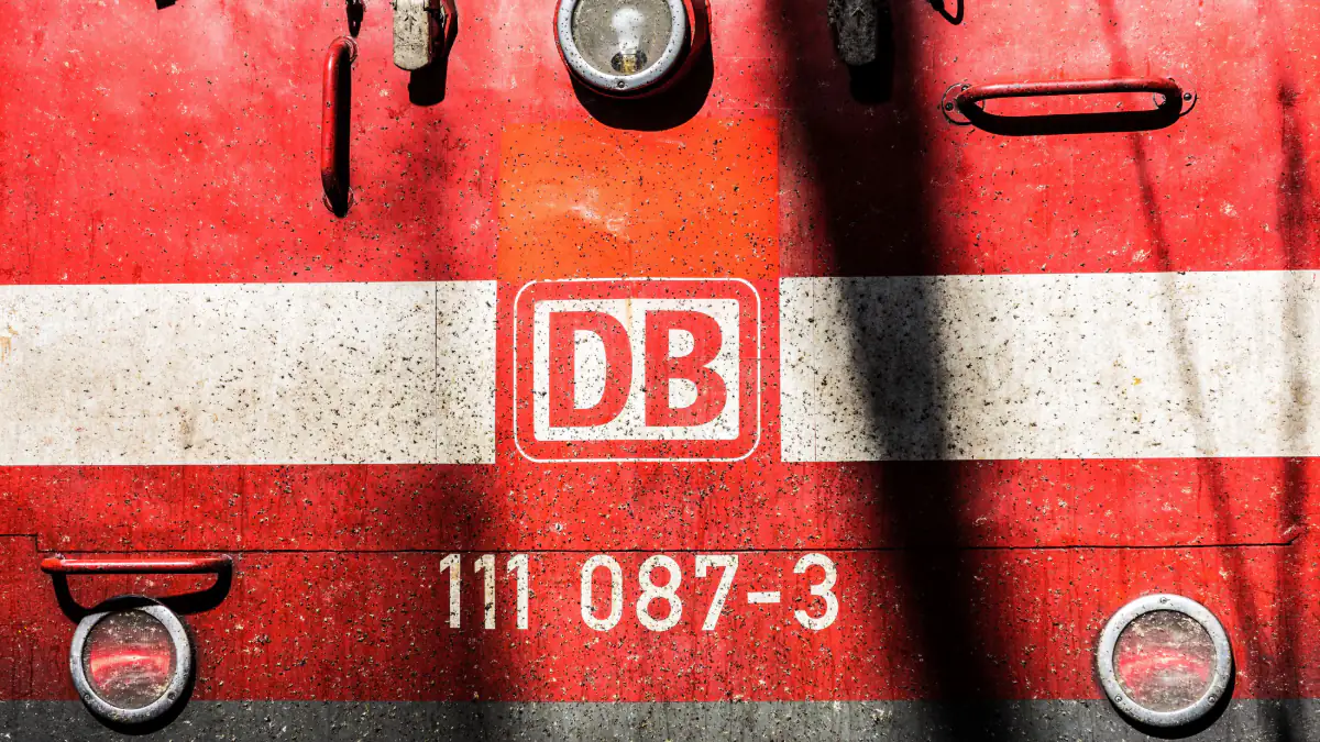 Ein Zug der Deutschen Bahn