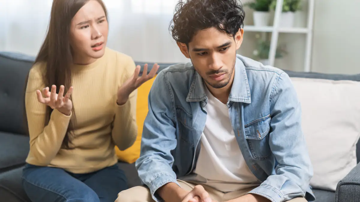 Symbolbild für Fremdgehen: Paar streitet sich