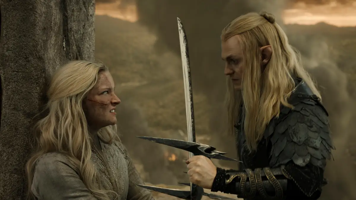 „Die Ringe der Macht Galadriel und Sauron