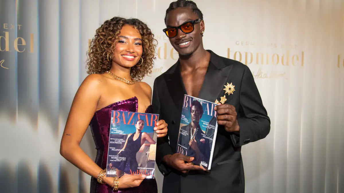 Ibo und Aurelie nach dem GNTM-Finale 2026