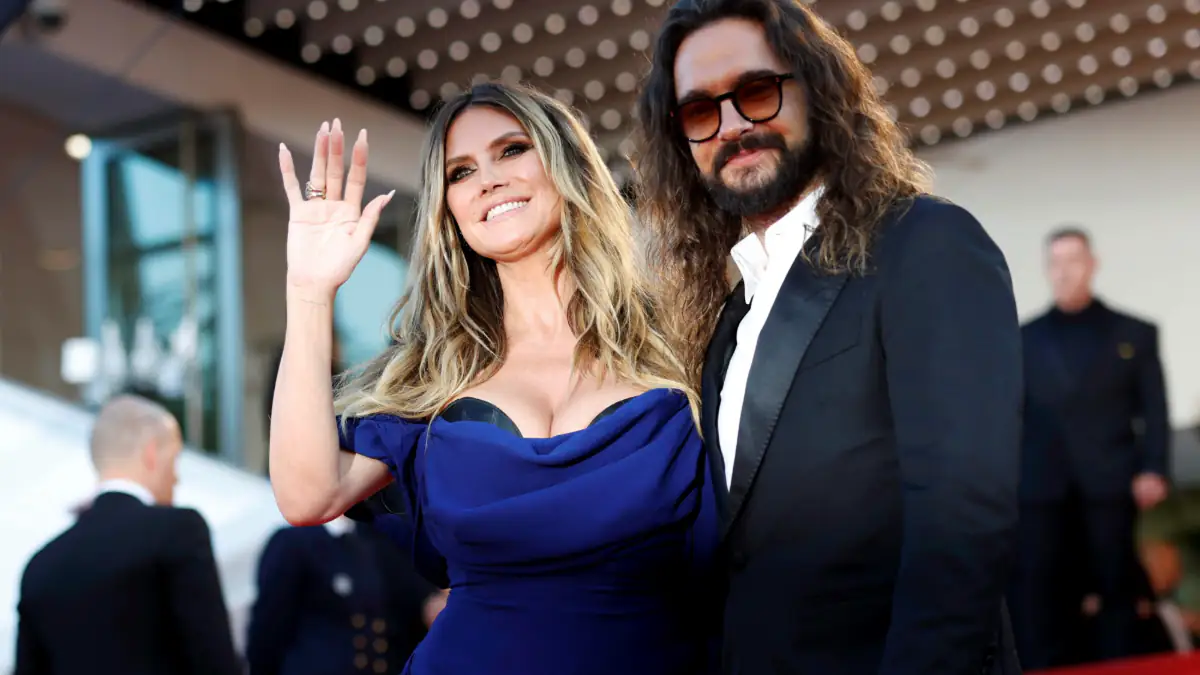 Heidi Klum un Tom Kaulitz auf dem roten Teppich in Cannes