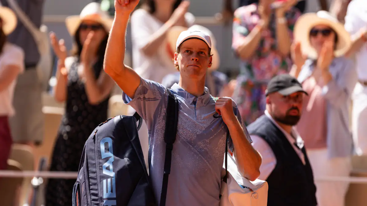 Jannik Sinner bei den French Open 2026