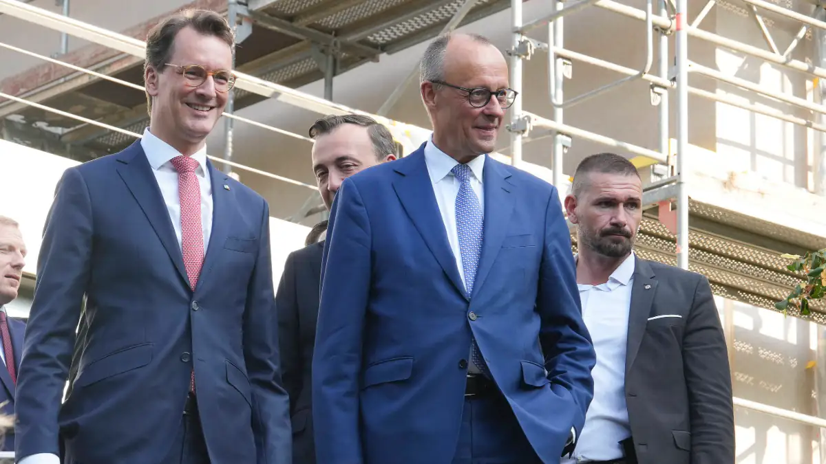Kanzlertausch-Gerüchte: Friedrich Merz und Hendrik Wüst