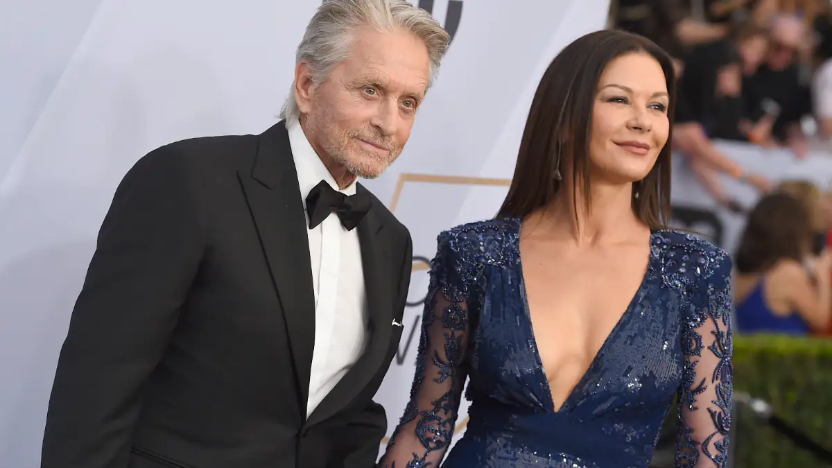 Michael Douglas mit seiner Frau Catherine Zeta-Jones