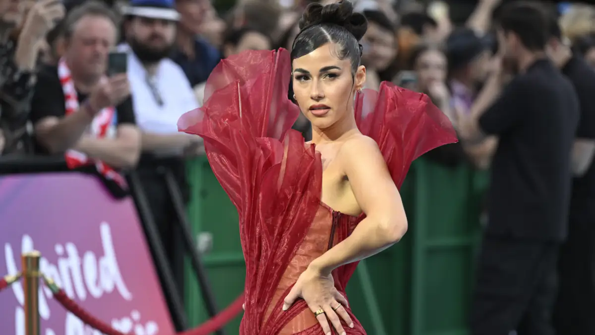 Sarah Engels beim ESC-Opening 2026 in Wien
