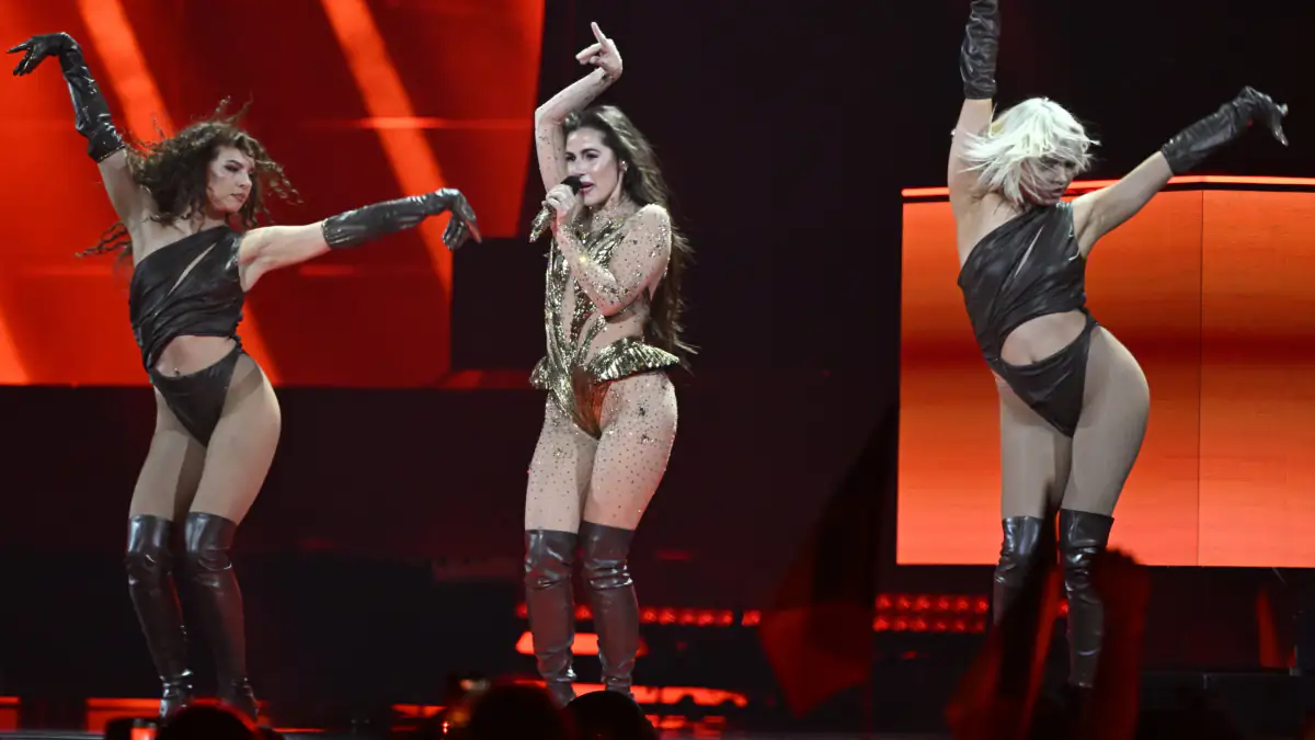 Sarah Engels auf der Bühne beim ESC 2026