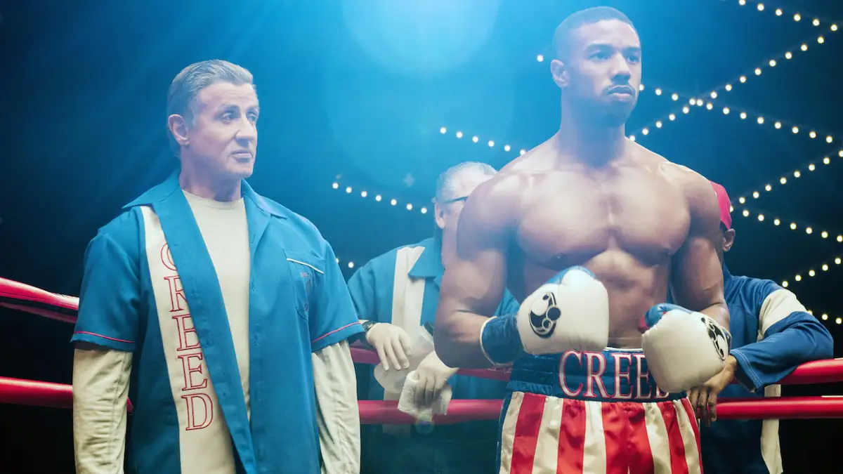 Michael B. Jordan und Sylvester Stallone in „Creed II“