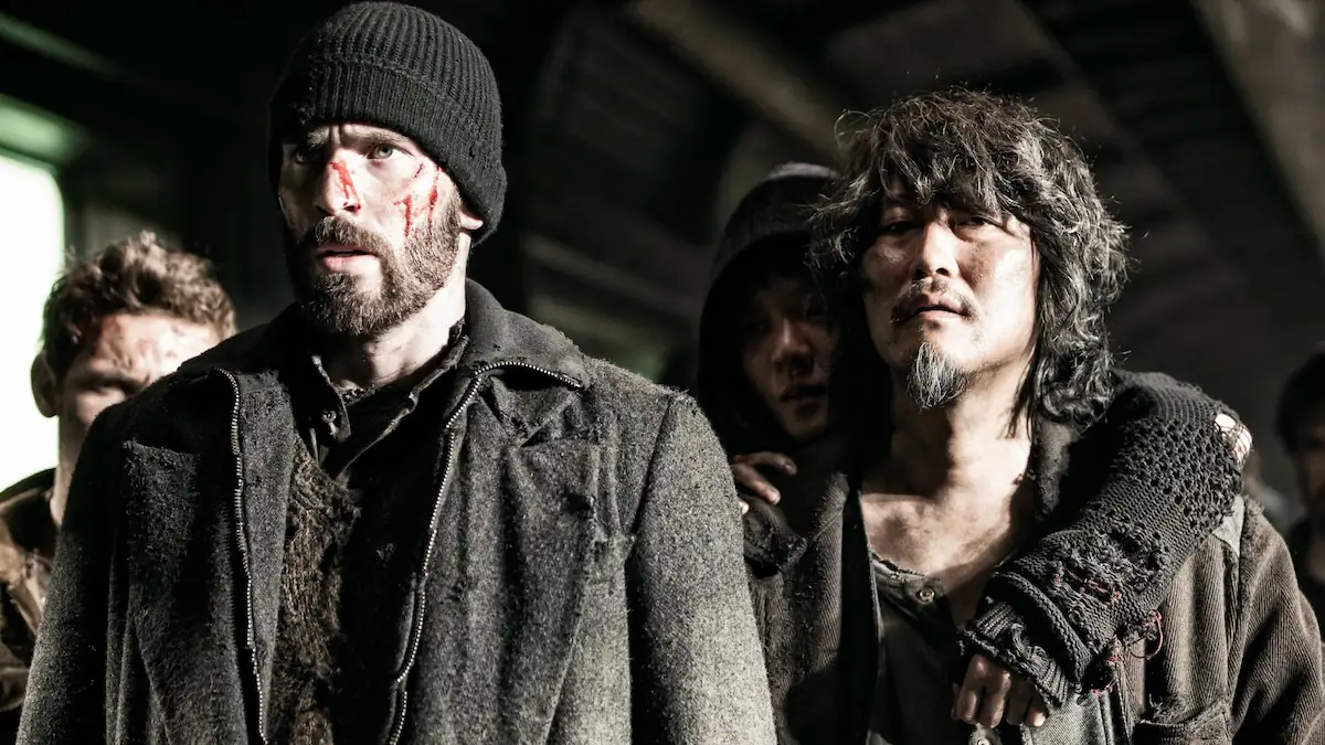 Chris Evans in „Snowpiercer“ (noch bis Ende Juni bei Netflix)