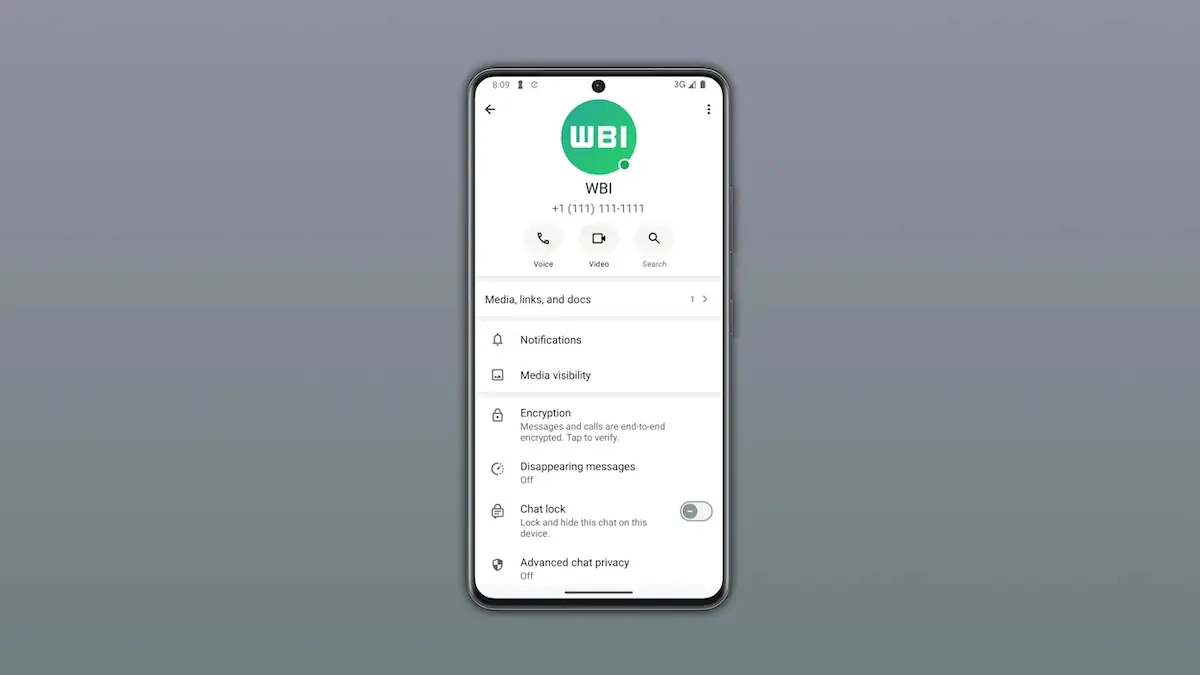 Screenshot von einer neuen WhatsApp-Funktion, die einen grüne Punkt am Profilbild zeigt