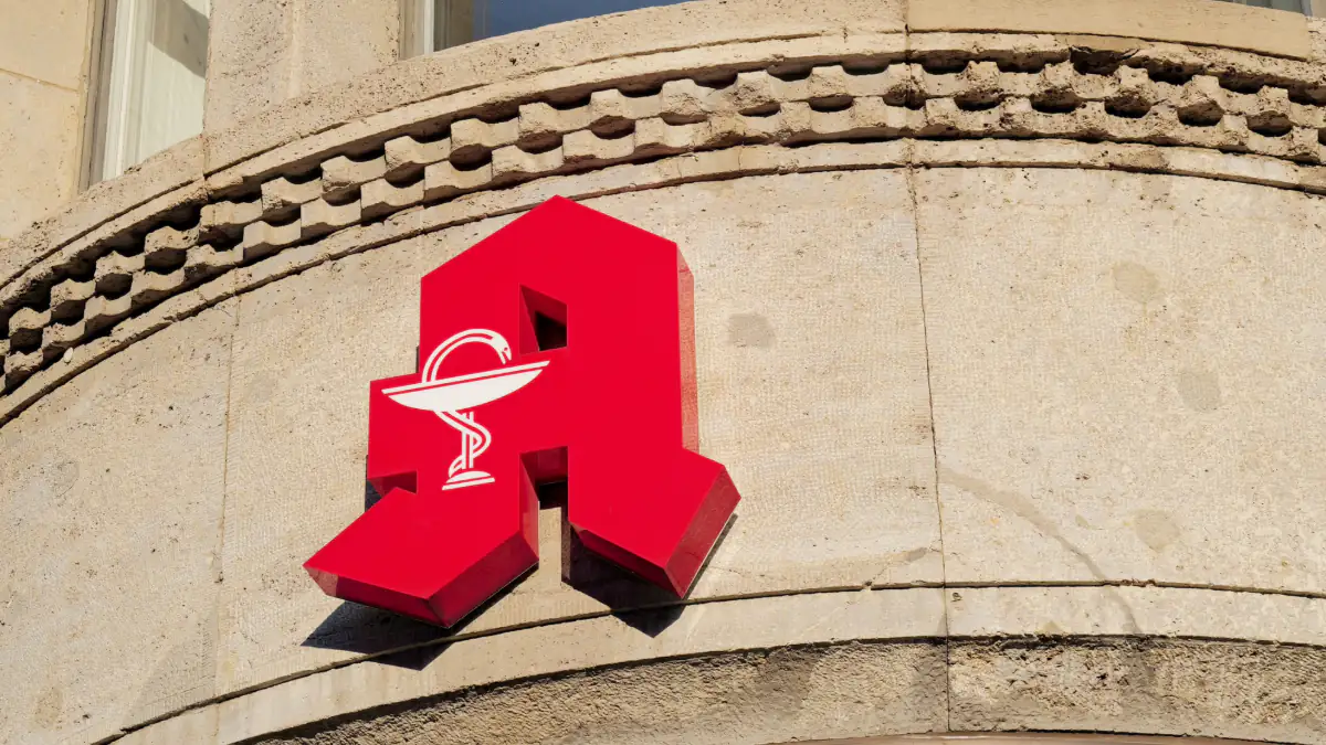 Das Logo einer Apotheke